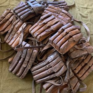 Military Leather Ammo Pouch YUGO M49/56 - Grade B - with FREE SHIPPING!!